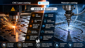CNC Laser Cutting vs Waterjet Cutting: Which is Better?